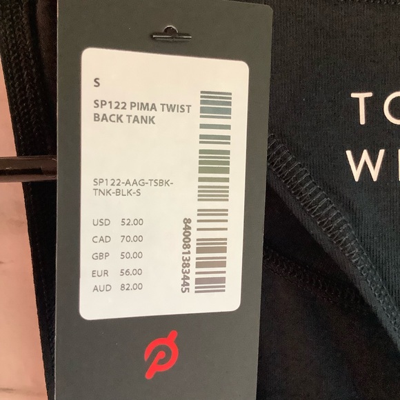 PELOTON Women’s Small Level-Up Twist Tank Top - Picture 6 of 6